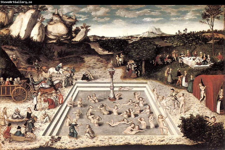 CRANACH, Lucas the Elder The Fountain of Youth dfg